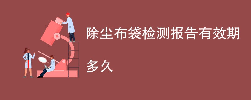 除尘布袋检测报告有效期多久