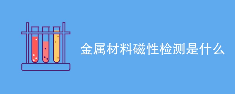 金属材料磁性检测是什么