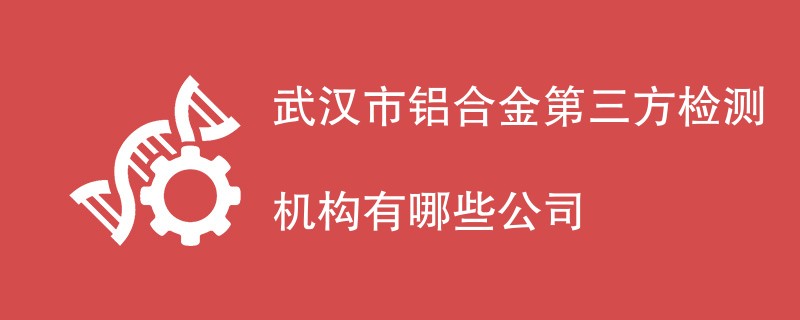 武汉市铝合金第三方检测机构有哪些公司