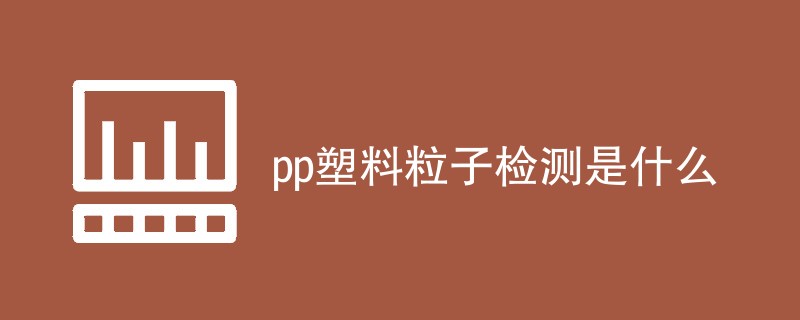 pp塑料粒子检测是什么