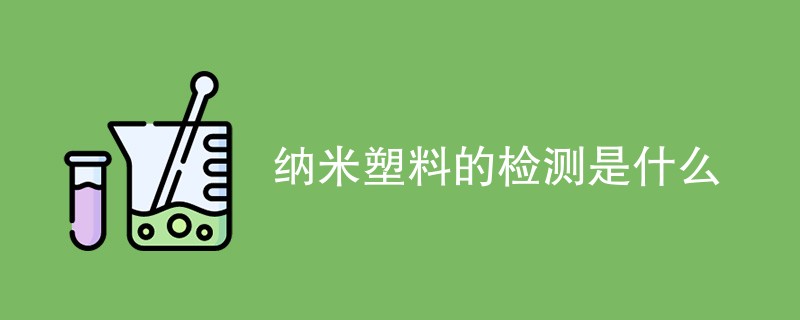 纳米塑料的检测是什么