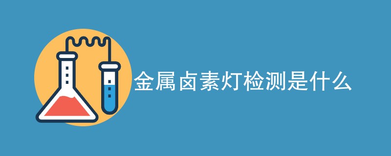 金属卤素灯检测是什么