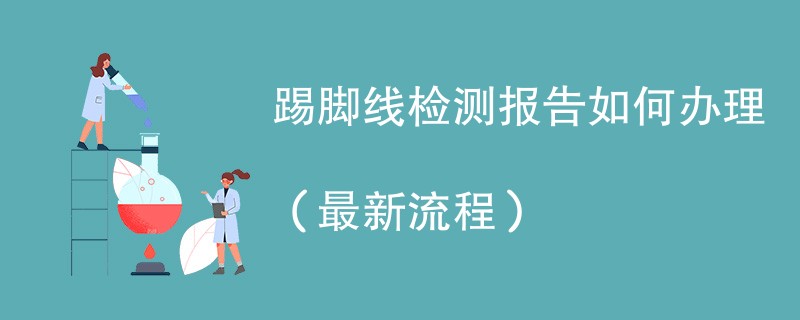 踢脚线检测报告如何办理（最新流程）