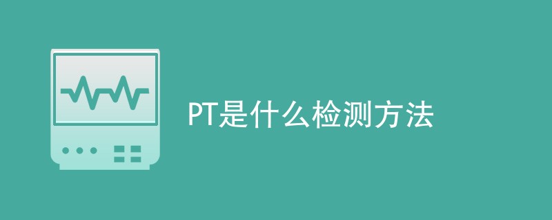 PT是什么检测方法