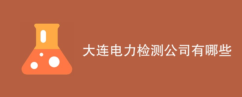 大连电力检测公司有哪些