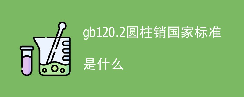 gb120.2圆柱销国家标准是什么