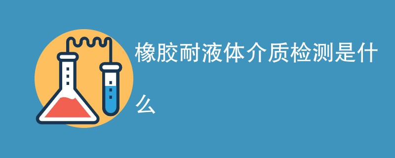 橡胶耐液体介质检测是什么