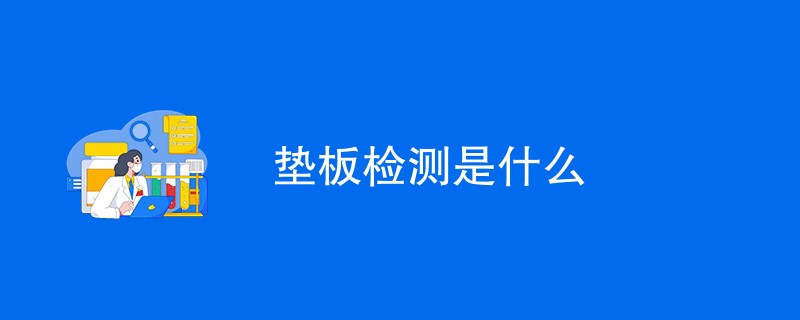 垫板检测是什么