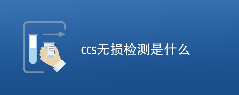 ccs无损检测是什么