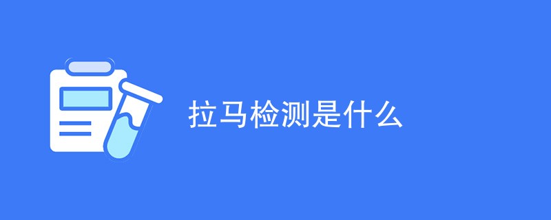 拉马检测是什么