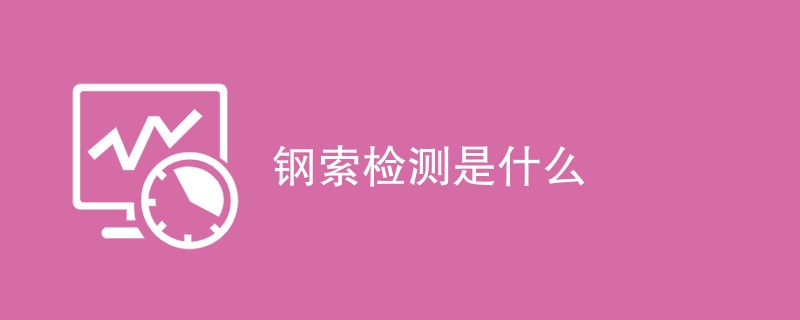 钢索检测是什么