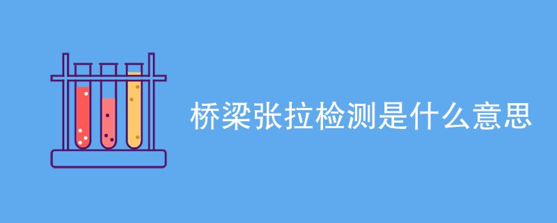 桥梁张拉检测是什么意思