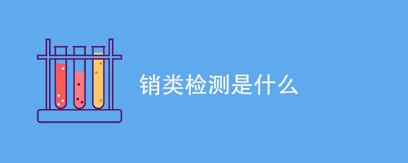 销类检测是什么