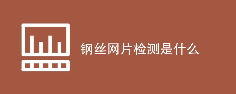 钢丝网片检测是什么