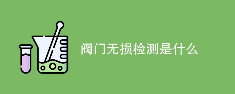 阀门无损检测是什么