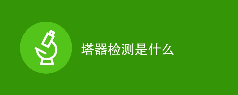 塔器检测是什么